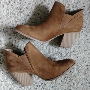 Suede Booties